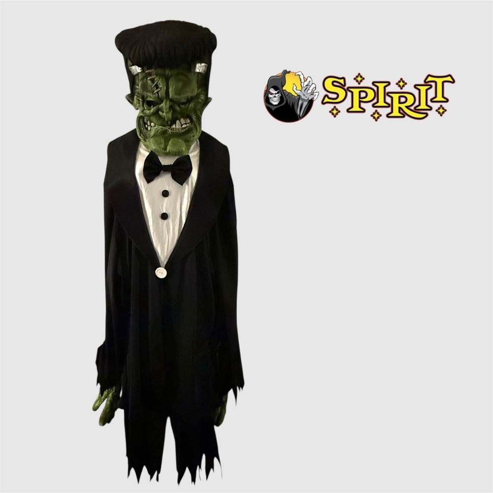 Spirit Halloween Adult Frankenstein Costume - Black and Green